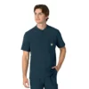 Force Cross-Flex Henley-skrubbtröja för män