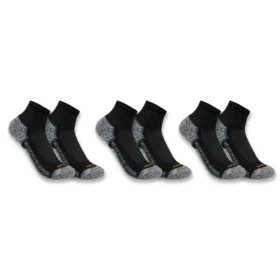 Carhartt Force® mellantjocka kvartsstrumpor, 3-pack