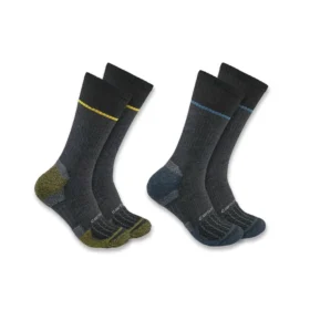 Carhartt Force® mellantjocka strumpor med stålhätta, 2-pack