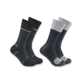 Carhartt Force® mellantjocka strumpor med stålhätta, 2-pack