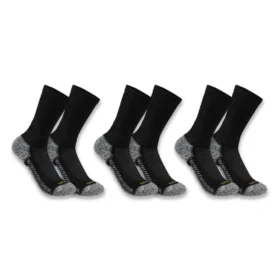 Carhartt Force® Midweight Crew Strumpor 3-pack