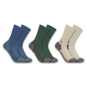 Carhartt Force® Midweight Crew Strumpor 3-pack