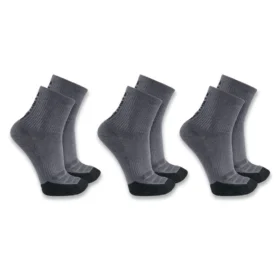 Carhartt Force® Midweight Logo Short Crew Strumpor 3-pack