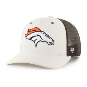 Denver Broncos '47 ofärgad trucker-keps, avslappnad passform