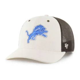 Detroit Lions '47 ofärgad trucker-keps, avslappnad passform