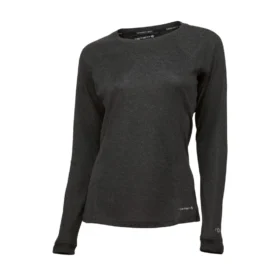 Force midviktig stretch-undertröja med Crewneck för damer
