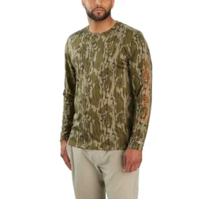 Force Sun Defender UPF 50+ Camo långärmad T-shirt för män – solskyddsskjortor