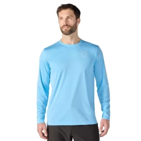 Force Sun Defender UPF 50+ – lätt, långärmad fuktavledande T-shirt för män – solskyddskjortor