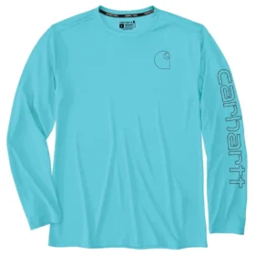 Force Sun Defender UPF 50+ – lätt, långärmad fuktavledande T-shirt för män – solskyddskjortor