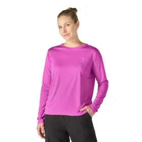 Force Sun Defender UPF 50+ lätt långärmad T-shirt för dam – solskyddskjortor
