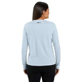 Force Sun Defender UPF 50+ lätt långärmad T-shirt för dam – solskyddskjortor