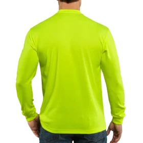 Force-T-shirt för män med avslappnad passform, färgförstärkt och långa lösärmar