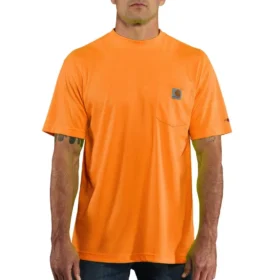 Force T-shirt för män med avslappnad passform och färgförstärkning