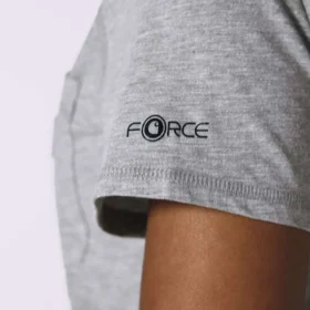 Force T-shirt med fickor i avslappnad passform för damer, med fuktavledande egenskaper