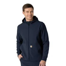 Huvtröja i laminerad fleece