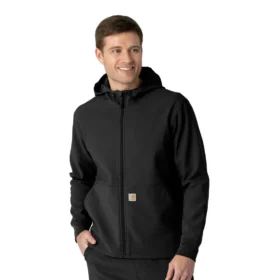 Huvtröja i laminerad fleece