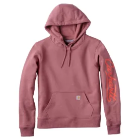Huvtröja med Sawyer Script Logo på lösärmen för damer