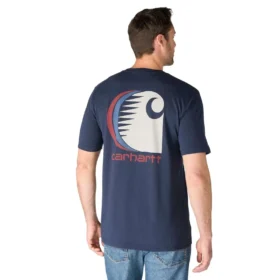 Irvine T-shirt med C-logotyp i avslappnad passform för herr