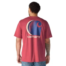 Irvine T-shirt med C-logotyp i avslappnad passform för herr