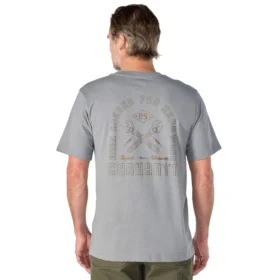 Irvine T-shirt med grafiskt tryck i avslappnad passform för herr