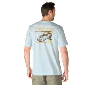 Irvine T-shirt med racingmotiv i avslappnad passform för herr