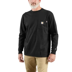Långärmad T-shirt i lös passform för män från Fr Force Dearborn