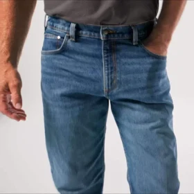 Loose Fit-arbetsjeans för män med raka ben och Rugged Flex-teknik