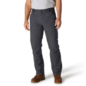 Lösa, raka Rugged Flex®-byxor i Duck-tyg – arbetsbyxor
