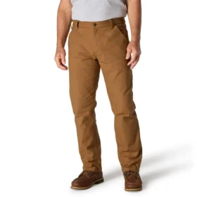 Lösa, raka Rugged Flex®-byxor i Duck-tyg – arbetsbyxor