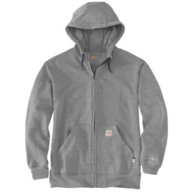 Marquette Force-hoodie med hel dragkedja för herr – flamskyddade huvtröjor