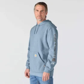 Marquette Force Logo-huvtröja för män – flamskyddade huvtröjor