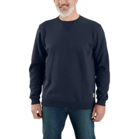 Marquette-tröja för män med lös passform, medelvikt och Crewnecks