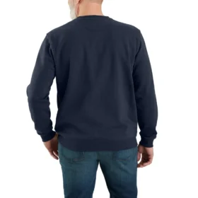 Marquette-tröja för män med lös passform, medelvikt och Crewnecks