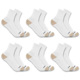 Medelviktiga kvartsstrumpor, 6-pack