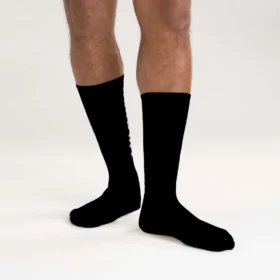 Mellantjocka bomulls-Tencel™-strumpor med logotyp, 3-pack