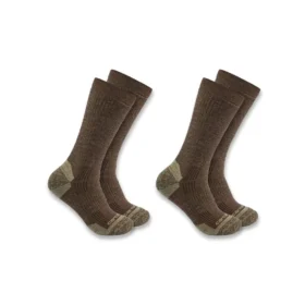 Mellantjocka strumpor i syntet- och ullblandning, 2-pack