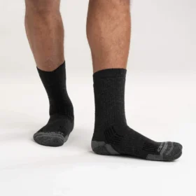 Mellantjocka strumpor i syntet- och ullblandning, 2-pack