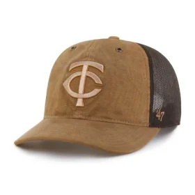 Minnesota Twins '47 färgad trucker-keps, avslappnad passform