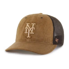 New York Mets '47 färgad trucker-keps, avslappnad passform
