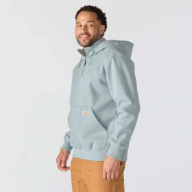 Paxton vattenavvisande, kraftig hoodie med 1/4-dragkedja för herr – carhartt Rain Defender-huvtröjor