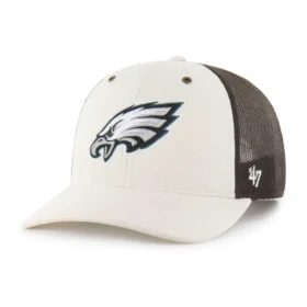 Philadelphia Eagles '47 ofärgad trucker-keps, avslappnad passform